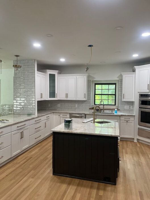 Kitchen cabinet painters in Westlake by Textbook Painting.